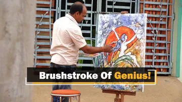 Divyang Painter From Odisha Infuses Life Into Canvas