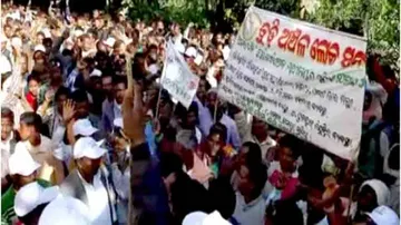 Protest by Budi people in koraput