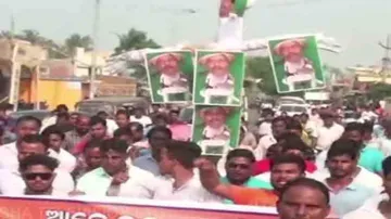 BJD Leader Sanjay Das Burma's Effigy Burnt Over Illness Report Of Lulu Mohapatra's Wife