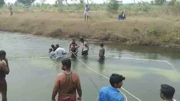 25 killed as bus plunges into canal in Karnataka