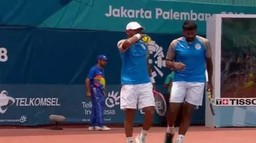 Rohan Bopanna, Divij Sharan win gold in men's doubles category in Tennis