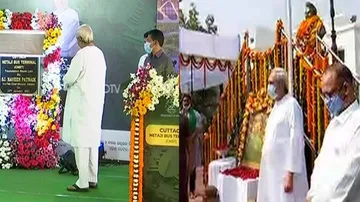 Odisha CM Pays Tributes To Netaji Subhas Chandra Bose; Lays Foundation For New Bus Terminus