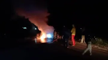Odisha: Moving Car Catches Fire, Close Shave For 3 Passengers