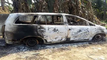 Cars of Ex-Congress MLA Rabi Mallick, 2 supporters gutted in poll violence