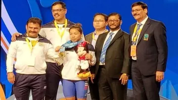 World Weightlifting Championship: Mirabai Chanu wins gold