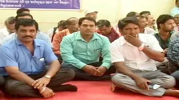 Union Ministers’ chopper approval row: Revenue employees protest suspension