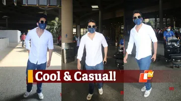 Jackky Bhagnani Spotted In Cool Casuals At Airport