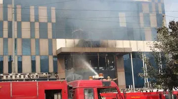 Firefighter Dies As Burning Building Collapses In Delhi