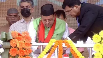 Pushkar Singh Dhami Takes Oath As U'khand CM For Second Time