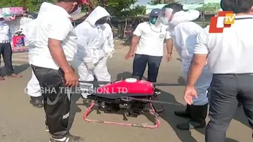 DRDO's Drone-Based Sanitisation In Balasore Amid Rising Cases Of COVID19