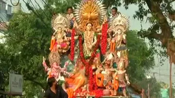 Odisha bids adieu to Goddess Durga