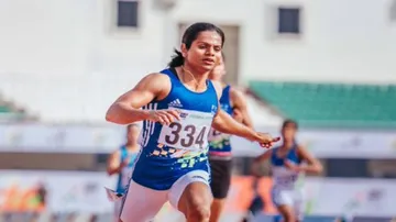 India's Fastest Woman Dutee Chand Clinches 100m Gold At Khelo India University Games