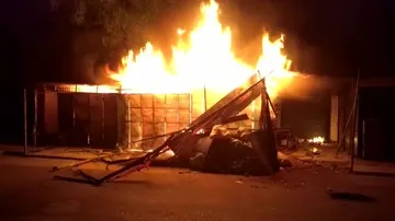Shops gutted due to fire outbreak in Sundargarh