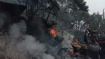 Data Recorder Of Crashed M 17 Helicopter Recovered