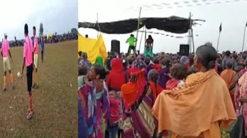 Watch: People Witness Dance Performance, Football Match In Koraput Throwing Covid-19 Guidelines To Wind