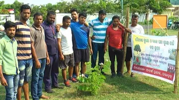 Birds get artificial habitat in Paradip town