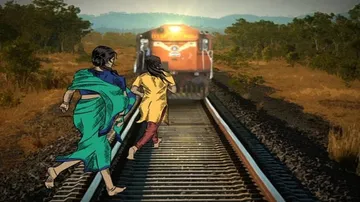 Girl jumps before train for not getting bicycle, mother dies in rescue bid