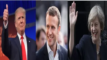 Global leaders wish Macron on victory