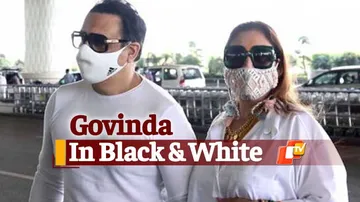 Bollywood Star Govinda Spotted With Wife Sunita At Mumbai Airport | OTV News