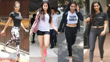 Malaika Arora, Janhvi Kapoor, Sara Ali Khan, Ananya Panday And More: Hot B-Town Actresses Slaying Gym Session Look (Check Pics)
