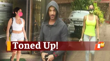Watch | Malaika, Janhavi, John Really Toning It Up At Gym!
