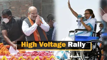 Battle For Bengal | High-Voltage Campaigning By Amit Shah & Mamata Banerjee In Nandigram