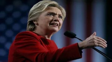 Hillary gets political again