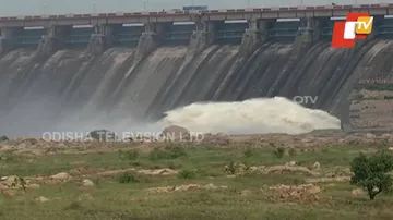 Hirakud Dam Releases Season's First Floodwater