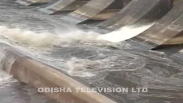 Hirakud opens one sluice gate to release excess water