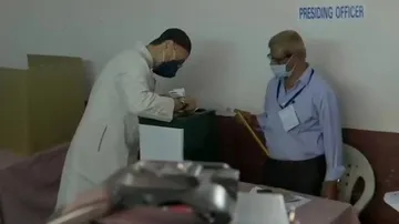 Voting Underway For Hyderabad Civic Polls Amid Heavy Security