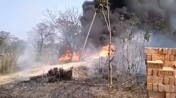Indian Air Force's Jaguar fighter plane crashes in UP