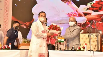Oath Taking Ceremony Of Himanta Biswa Sarma - The 15th CM Of Assam