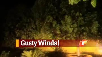 Watch: Strong Winds, Heavy Rainfall Lash Odisha's Chandbali Ahead Of Cyclone Yaas Landfall