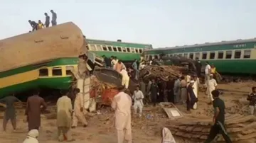 At Least 30 Killed, 50 Injured After Two Passenger Trains Collide In Pakistan