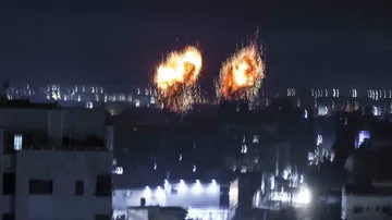Israel Strikes In Gaza After Arson Attacks