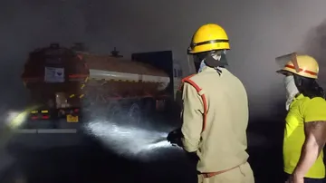 Acid-Laden Truck Develops Leakage On NH-16 In Odisha, Major Mishap Averted