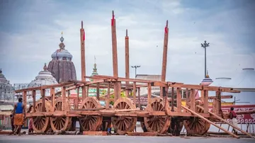 Rath Yatra 2021: Holy Trinity's Chariot Construction