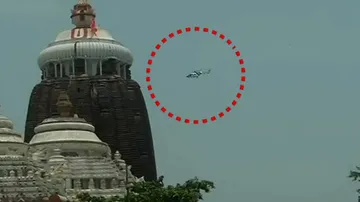 Helicopter Strays Into No-Fly Zone Over Puri Srimandir During Snana Purnima