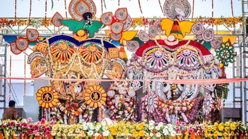 Snana Purnima: The Ceremonial Bathing Ceremony Of The Holy Trinity In Puri