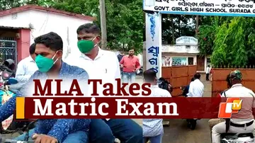 Odisha MLA Appears For 2021 Matric Offline Examination