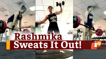 Watch: Rashmika Mandanna Goes All Out With Serious Strength Workouts!