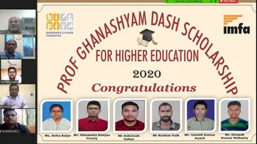 IMFA Awards Prof Ghanashyam Dash Scholarship To Six Students For Higher Studies