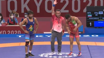 Wrestler Bajrang Punia Secures Semifinal Spot With Stunning Win Over Iranian