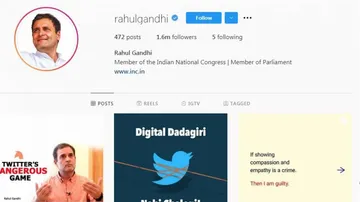 After Twitter, NCPCR Demands Action Against Instagram Profile Of Rahul Gandhi