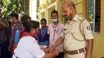 Students Celebrate Raksha Bandhan