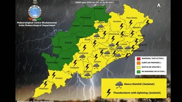 Low Pressure Over BoB Tomorrow; Check Weather Forecast For Odisha