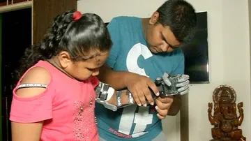 Odisha Class 10 Boy Designs Robotic Hand For Divyang Girl