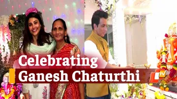 Ganesh Chaturthi, Divya Khosla, Daisy Shah, Govinda