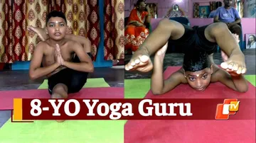 Yoga Guru, 8 Year Old Yoga Guru, Yoga Guru From Odisha