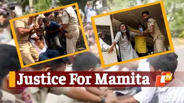 Mamita Murder Case, NSUI Protest, Chatra Congress, Odisha NSUI